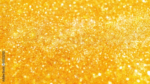 Sparkle gold background with glitter. New year or holidays background 