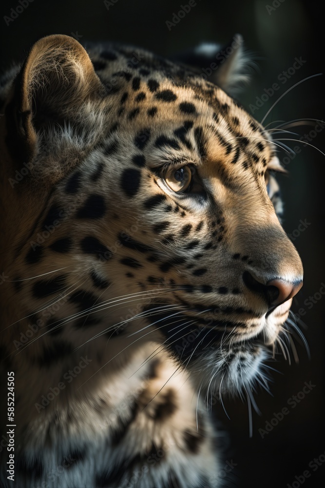 Amur Leopard portrait