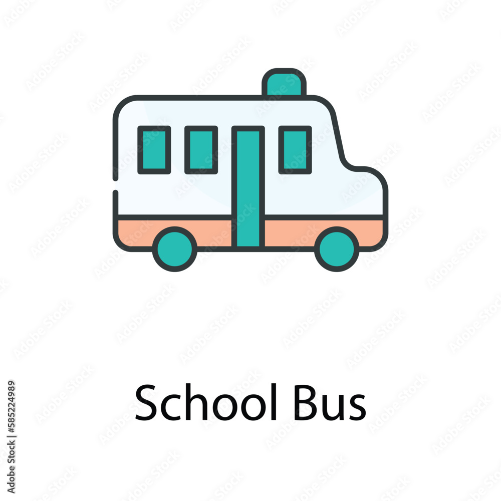 School Bus icon. Suitable for Web Page, Mobile App, UI, UX and GUI design. School Bus icon. Suitable for Web Page, Mobile App, UI, UX and GUI design.