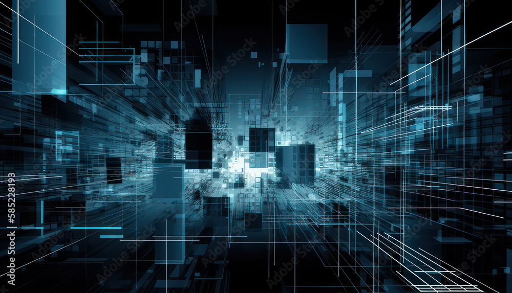 Modern abstract background, AI generated Modern abstract background, AI generated