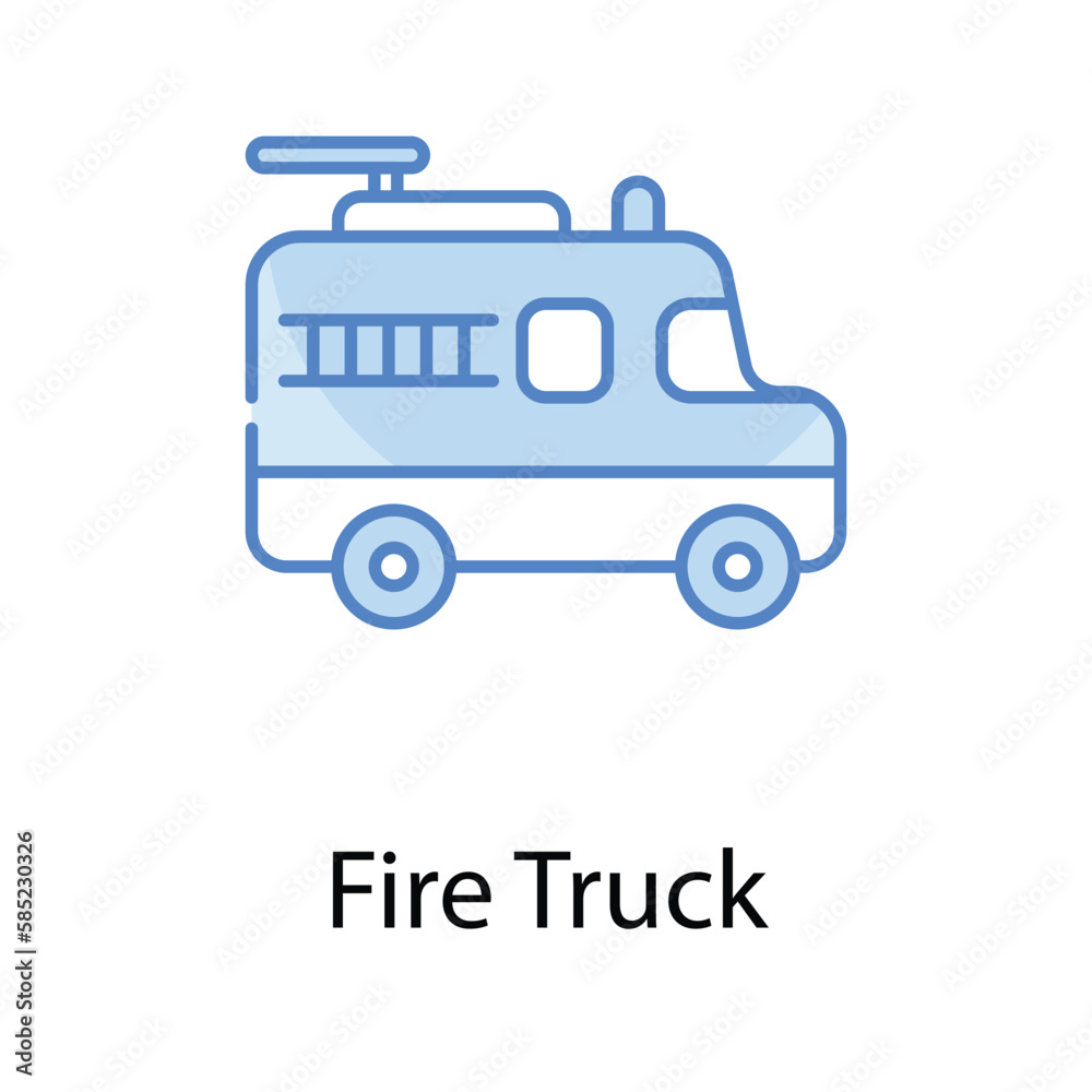 Fire Truck icon. Suitable for Web Page, Mobile App, UI, UX and GUI design. Fire Truck icon. Suitable for Web Page, Mobile App, UI, UX and GUI design.