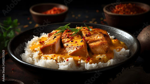 Spice Up Your Day with This Mouthwatering Chicken Curry and Rice
