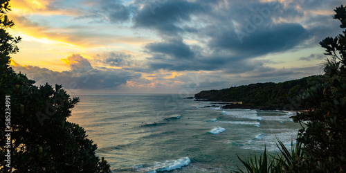 Beautiful unique landscape of popular Sunshine Coast region close to Brisbane, Queensland, Australia. Popular Destinations in the World.  photo