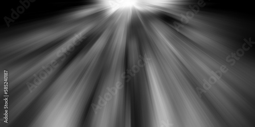 Abstract beautiful rays of light on black background