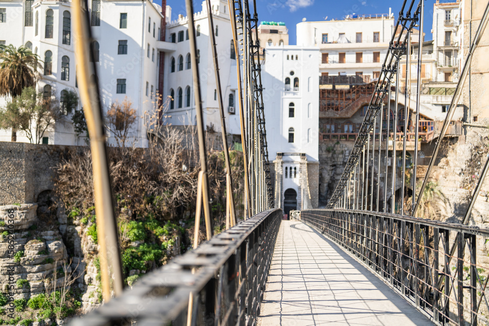 Constantine - the capital of Constantine Province in northeastern Algeria. Constantine - the capital of Constantine Province in northeastern Algeria.