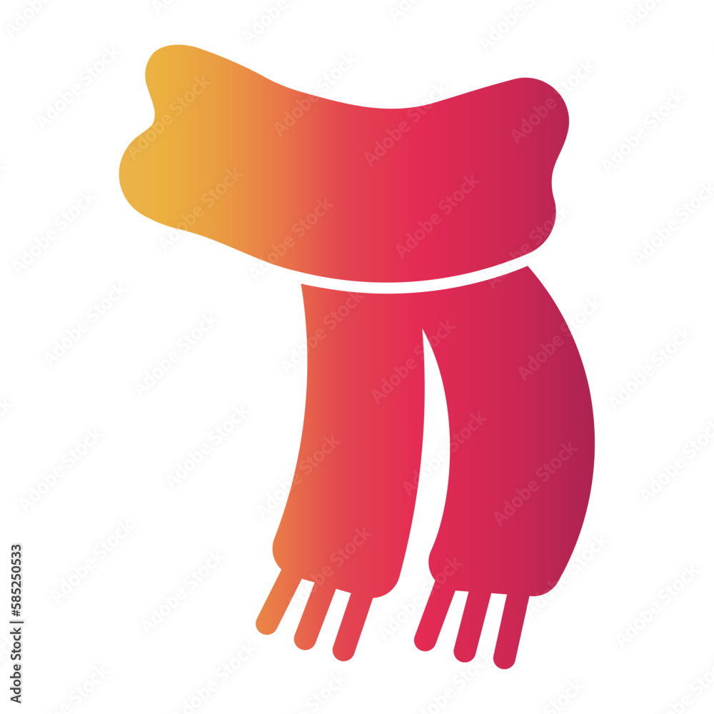 Fototapeta shawl icon