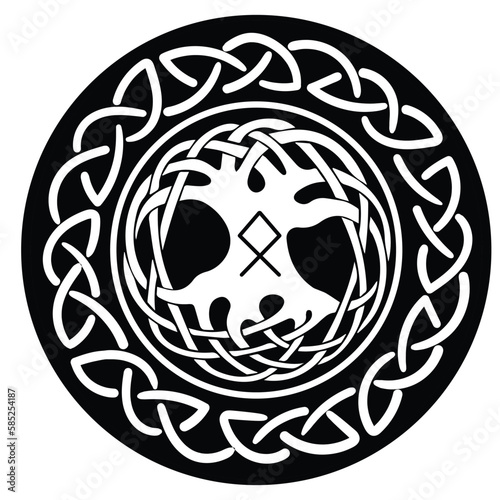 Tree of Life , Yggdrasil vector	
