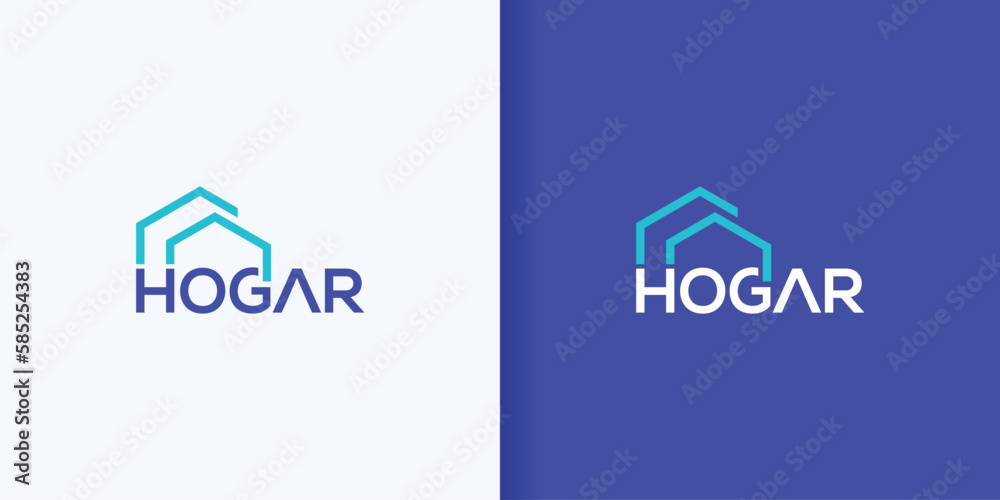 House logo with modern line art design, design template House logo with modern line art design, design template