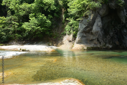 Fukiware waterfall, Numata, Gunma, Japan photo