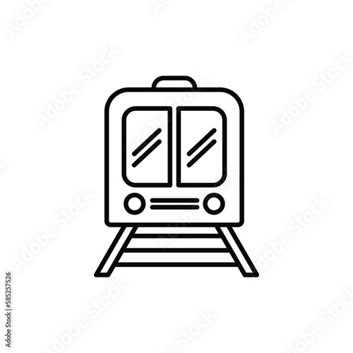 train icon. outline icon