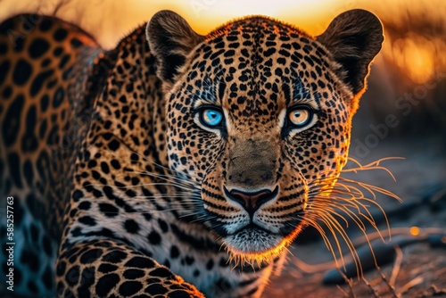 Jaguar is a species of predatory mammals of the cat family  panther genus. AI generated