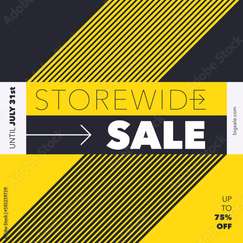 Super Sale Storewide Up to 70% off Flyer - Poster (ID: 585259739)