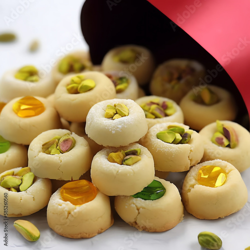 syrian ghriba sweets - generative AI
