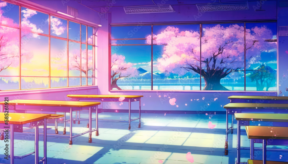 100+] Anime School Background s | Wallpapers.com