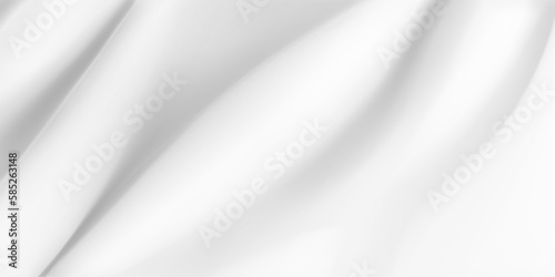 Background of white fabric with several folds