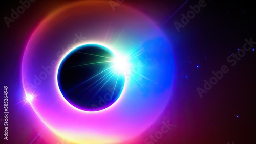 Abstract lens flare wallpaper  background  art.