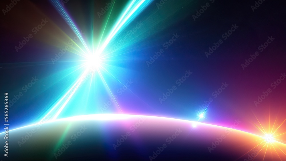 Abstract lens flare wallpaper, background, art.