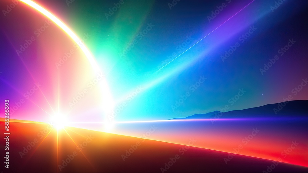 Abstract lens flare wallpaper, background, art.