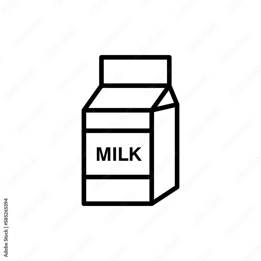 Milk vector icon, drink symbol. Modern, simple flat vector illustration on white background..eps Milk vector icon, drink symbol. Modern, simple flat vector illustration on white background..eps