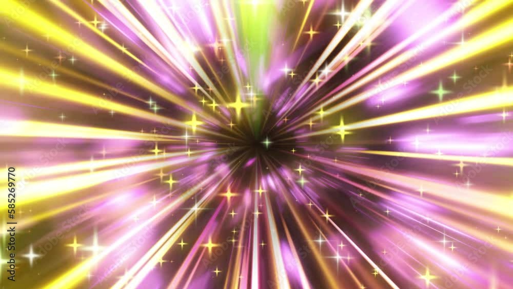 Glittering concentrated lines. Light that spreads radially. background video. cosmic twinkle Glittering concentrated lines. Light that spreads radially. background video. cosmic twinkle