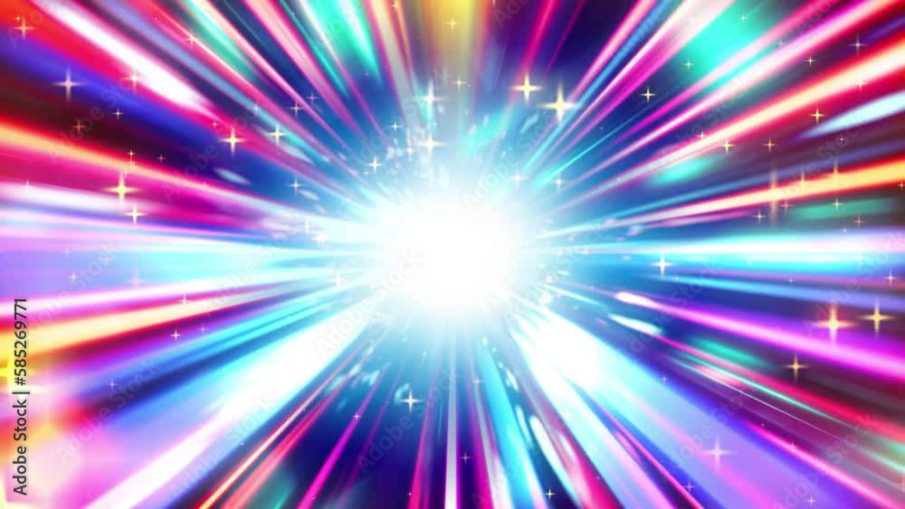 Glittering concentrated lines. Light that spreads radially. background video. cosmic twinkle Glittering concentrated lines. Light that spreads radially. background video. cosmic twinkle