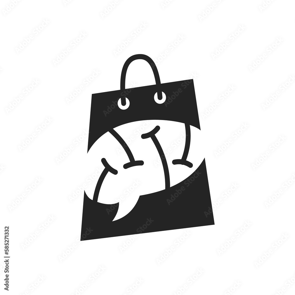 shop logo template Icon Illustration Brand Identity. Isolated and flat illustration. Vector graphic