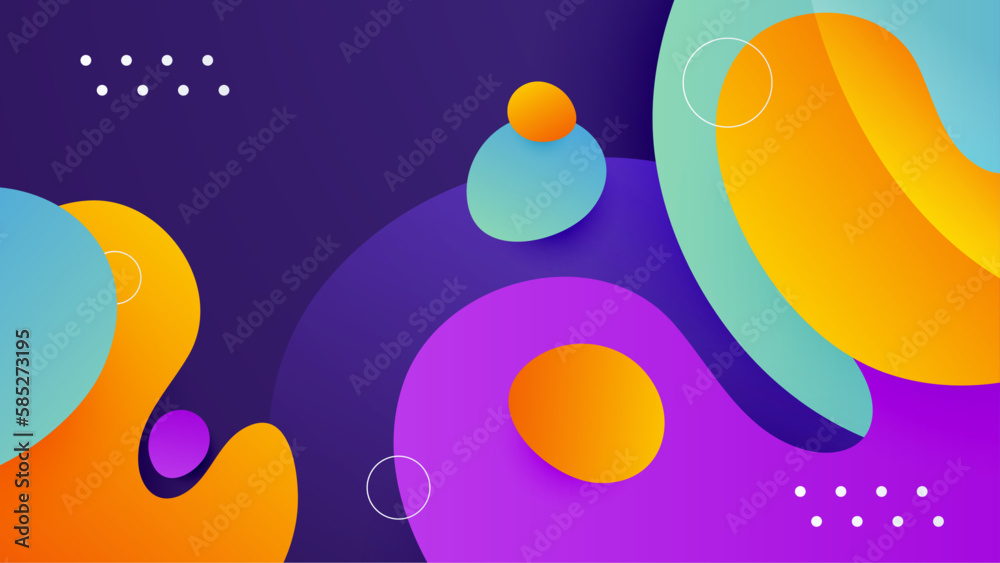 Abstract background with colorful geometric shapes