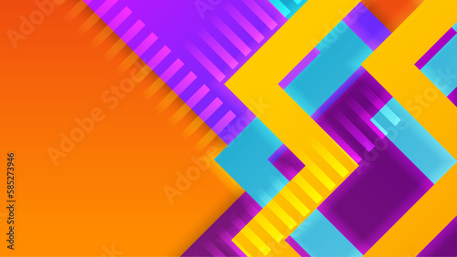 Vector memphis abstract style background