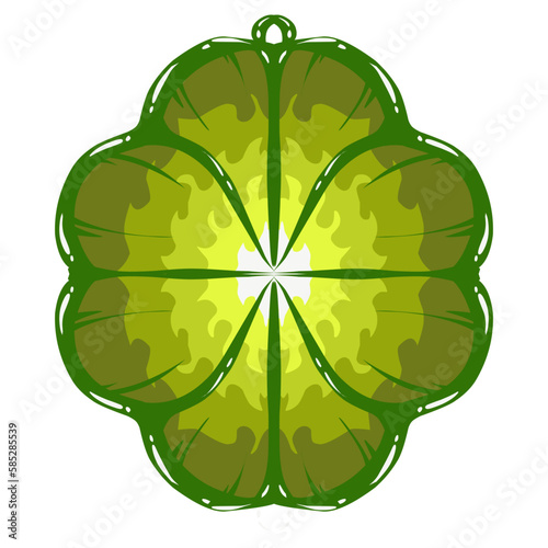 Illustration of a green lantern with a yellow flame on the theme of Ramadan, Eid al-Fitr and Eid al-Adha. Perfect for elements, icons, stickers, tattoos, for wallpapers or backgrounds themed Ramadan