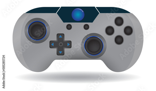 set of gamepads console retro for pc games isolated. 