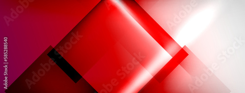 Light and shadow squares and lines abstract background