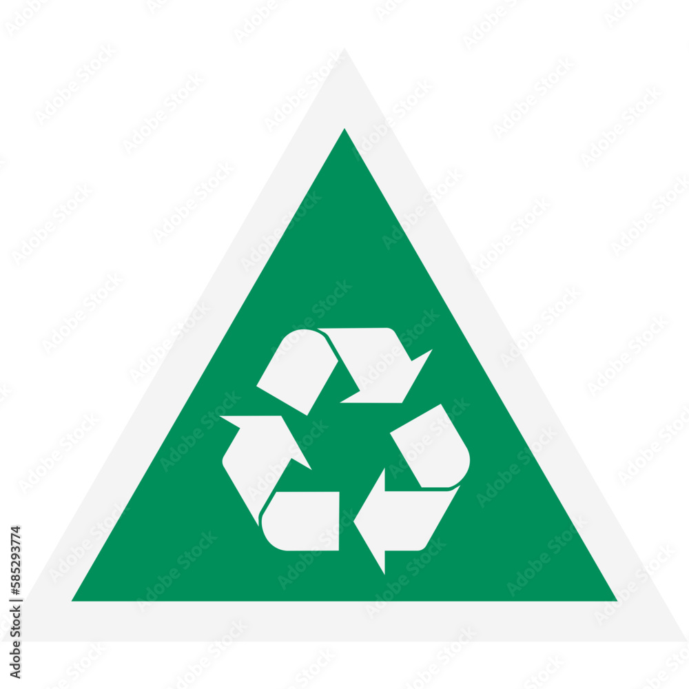 Obraz premium Sticker Recycle Material Recycling Life Zero Waste Lifestyle 