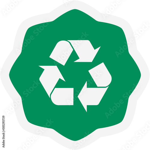 Sticker Recycle Material Recycling Life Zero Waste Lifestyle
