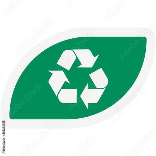 Sticker Recycle Material Recycling Life Zero Waste Lifestyle
