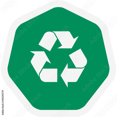 Sticker Recycle Material Recycling Life Zero Waste Lifestyle
