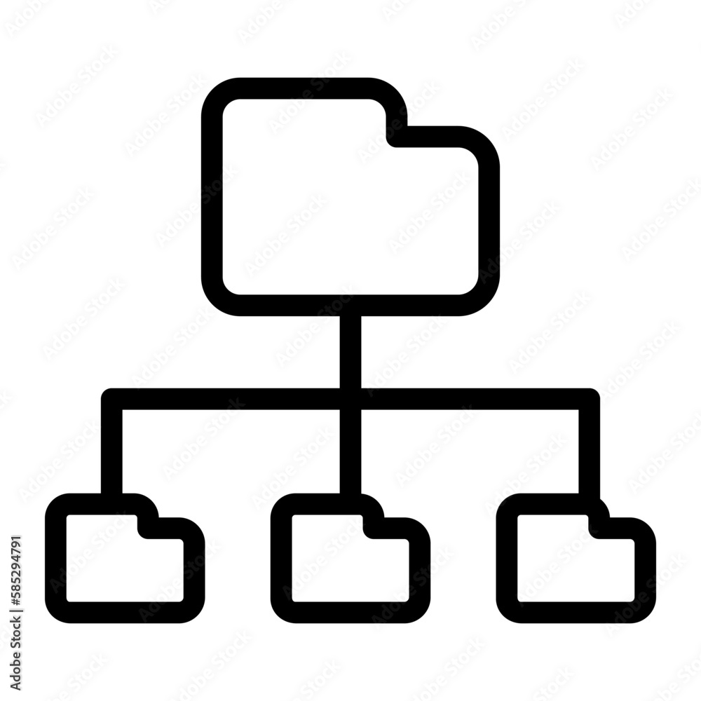 Folder line icon Folder line icon