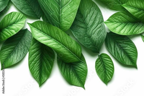 green leaves background