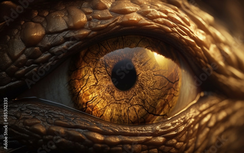 A dragon's eye is shown in this image from the movie dragon's eye. Generative ai