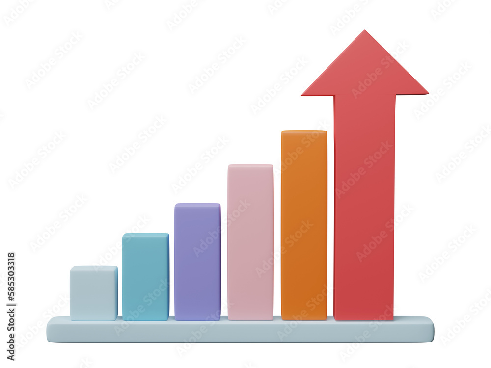 3D render. Business infographic with stock diagrams and statistic bars chart isolated on transparent background. Financial line graphs and charts for presentation and finance report. 3D render. Business infographic with stock diagrams and statistic bars chart isolated on transparent background. Financial line graphs and charts for presentation and finance report.