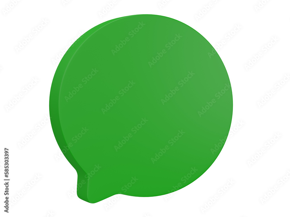 3D rendering. Chat Bubble icons isolated on transparent background. Talk balloon icon. Speech bubble symbol. 3D rendering. Chat Bubble icons isolated on transparent background. Talk balloon icon. Speech bubble symbol.