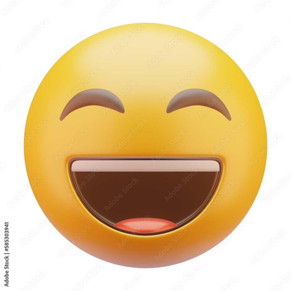 3D emoticon icon 3D emoticon icon