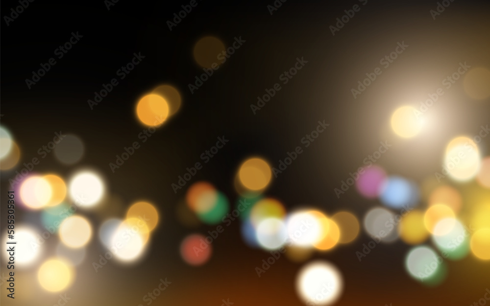 City lights at night bokeh soft light abstract background, Vector eps 10 illustration bokeh particles, Background decoration City lights at night bokeh soft light abstract background, Vector eps 10 illustration bokeh particles, Background decoration