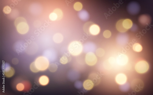 Party color light bokeh abstract background, Vector eps 10 illustration bokeh particles, Background decoration