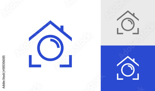 Real estate photography logo design