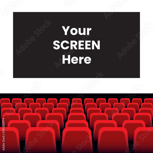 cinema auditorium with chairs