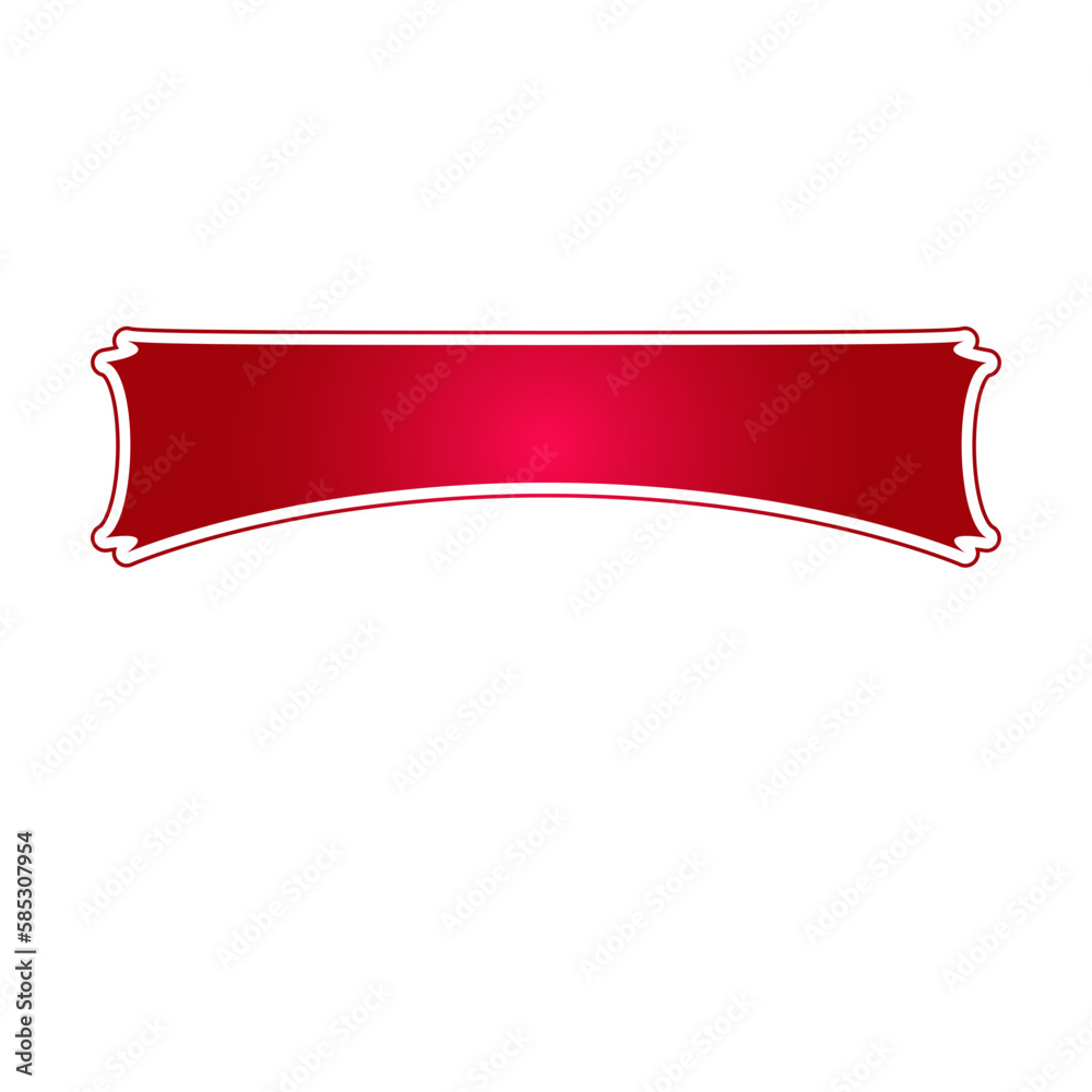 red label tag button