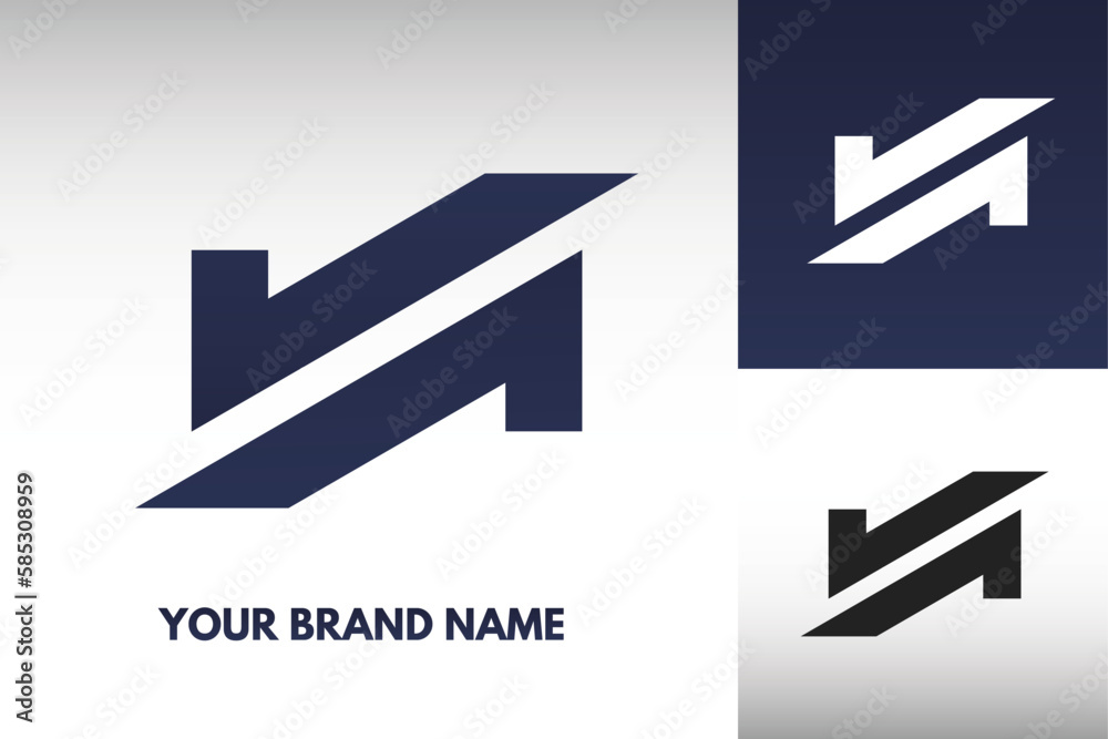 Logo Letter VA N VAN V A monogram Simple art Style Design Vector in Gradient and monochrome color Logo Letter VA N VAN V A monogram Simple art Style Design Vector in Gradient and monochrome color