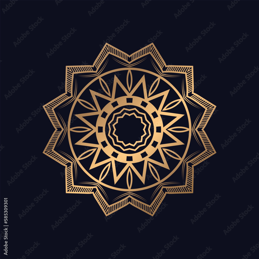 Mandala Pattern Circular flower design