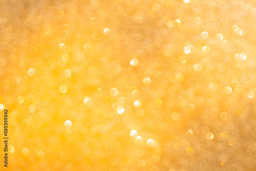 Yellow bokeh and defocused background with copy space Yellow bokeh and defocused background with copy space