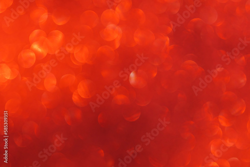Red bokeh and defocused background with copy space